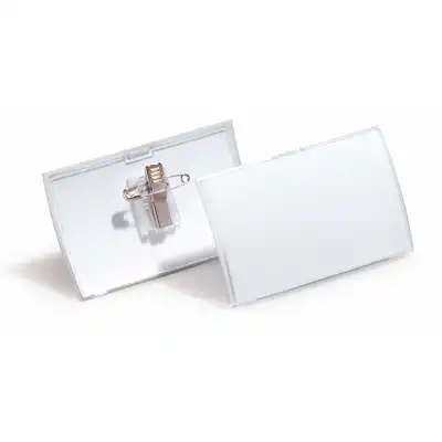 Identyfikator Durable z kombi klipsem