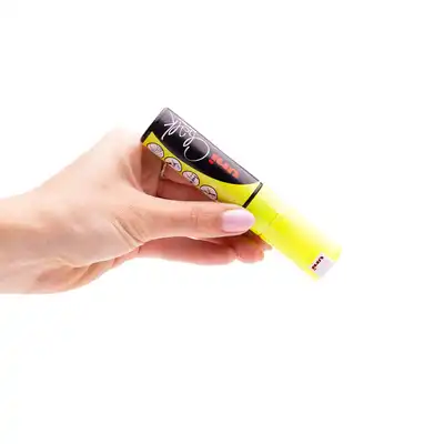 Marker kredowy Uni PWE-8K końcówka ścięta żółty
