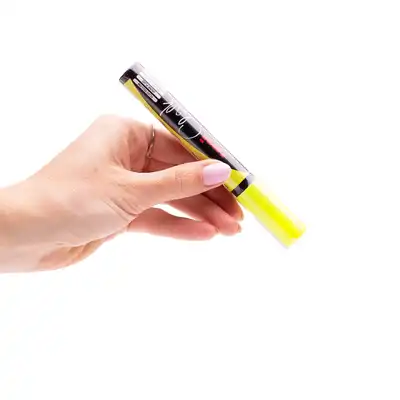 Marker kredowy Uni PWE-5M końcówka okrągła żółty