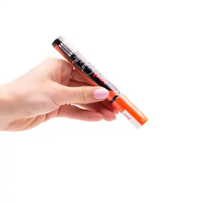 Marker kredowy Uni PWE-5M końcówka okrągła pomarańczowy