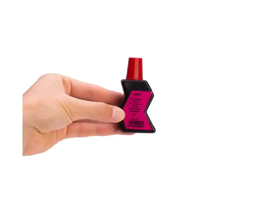 Tusz do stempli gumowych i polimerowych Alpha 30ml czerwony