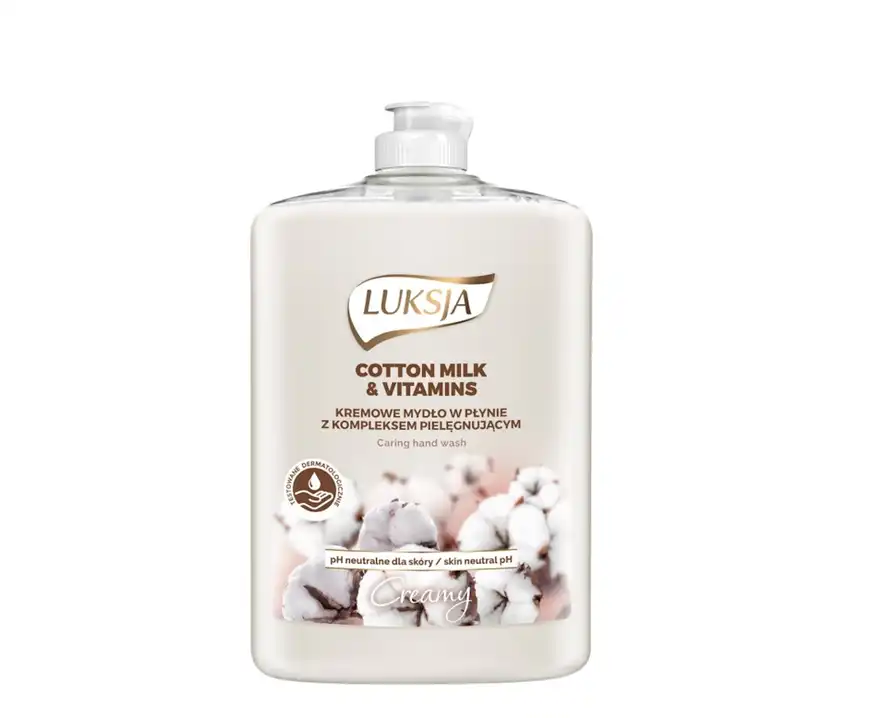 Mydło w płynie Luksja Creamy Bawełniane mleczko 500 ml