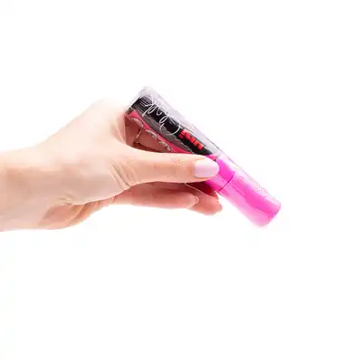 Marker kredowy Uni PWE-8K końcówka ścięta różowy