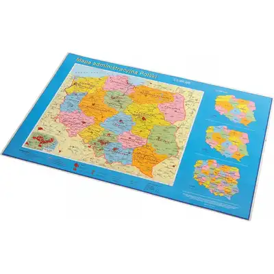 Podkładka na biurko Mapa Polski Panta Plast