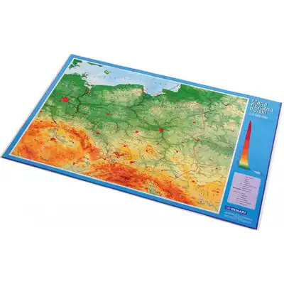 Podkładka na biurko Mapa Polski Panta Plast
