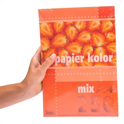 Papier ksero Kreska A4 80g mix 5 kolorów 250 arkuszy