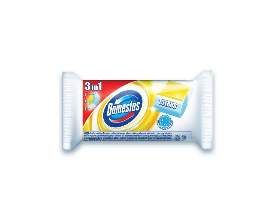 Kostka toaletowa WC Domestos Citrus wkład