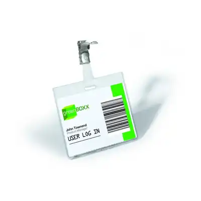 Identyfikator Durable z klipem poziomy