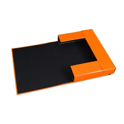 Teczka skrzydłowa z gumką Vaupe Caribic Box 50mm zielony