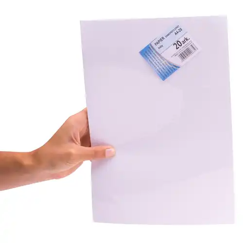 Papier samoprzylepny A4 biały Kreska