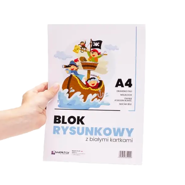 Bloki rysunkowe i techniczne białe i kolorowe A4 i A3
